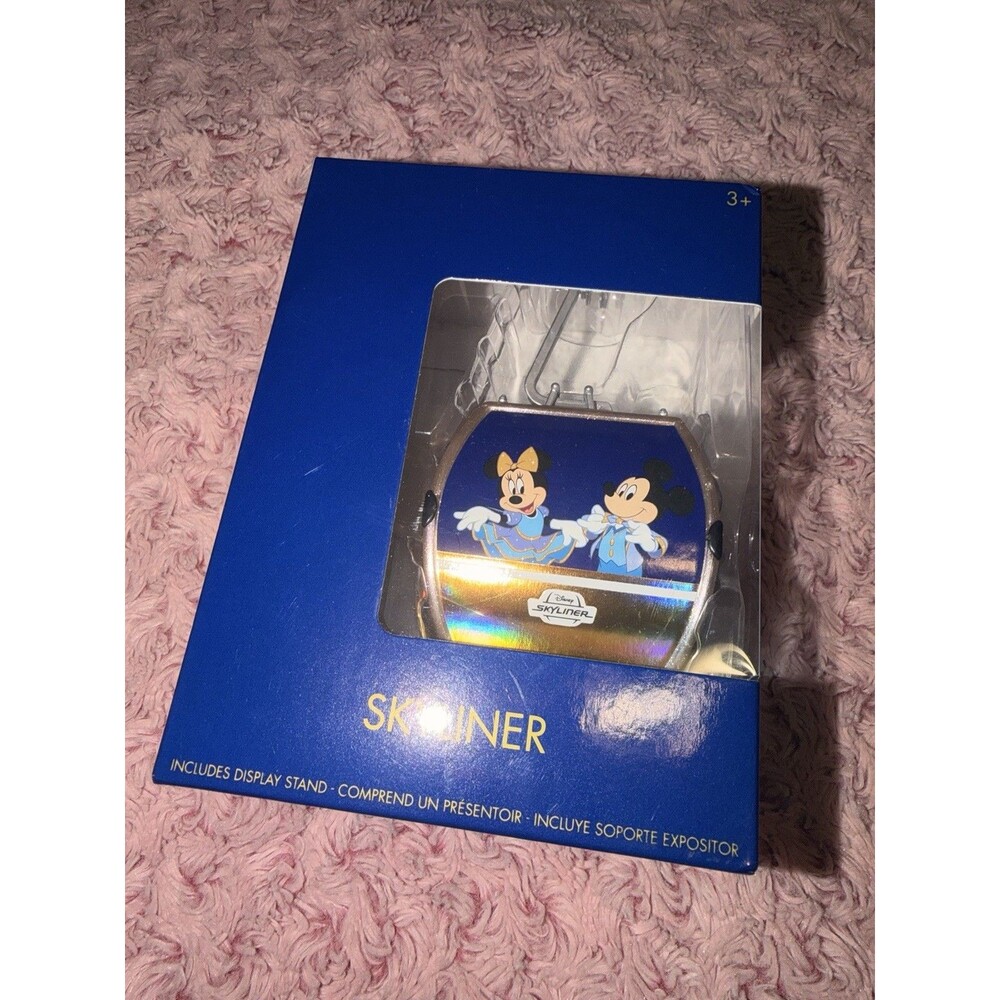 Disney Parks WDW 50th Celebration Mickey Skyliner Gondola Toy NIB Gold